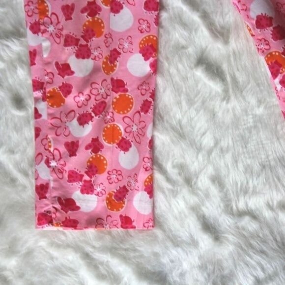 Lilly Pulitzer Pants Women's Size 4 White Label Vintage Ladybug Butterfly Ladybu - Picture 7 of 8
